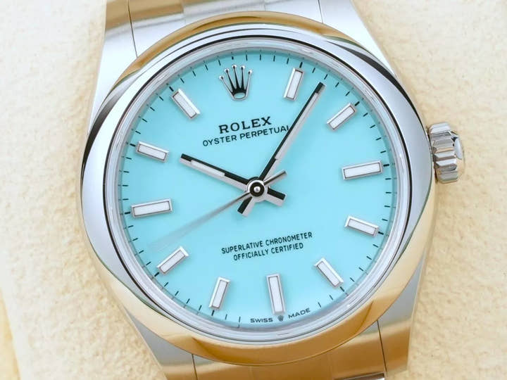ロレックス オイスターパーペチュアル31 Ref.277200 ステンレススチール ターコイズ文字盤
