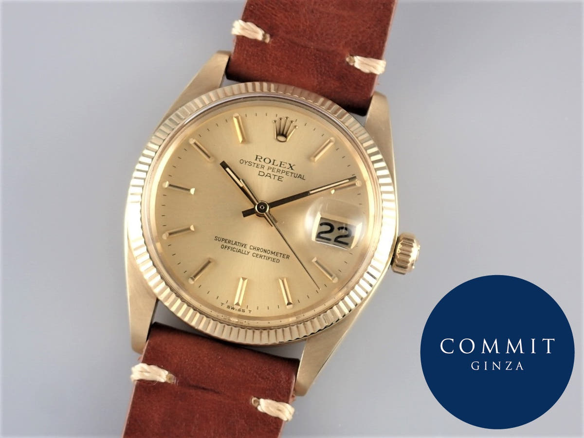 ロレックス オイスターパーペチュアル Ref.1503 シャンパン文字盤 中古 oyster-perpetual-44