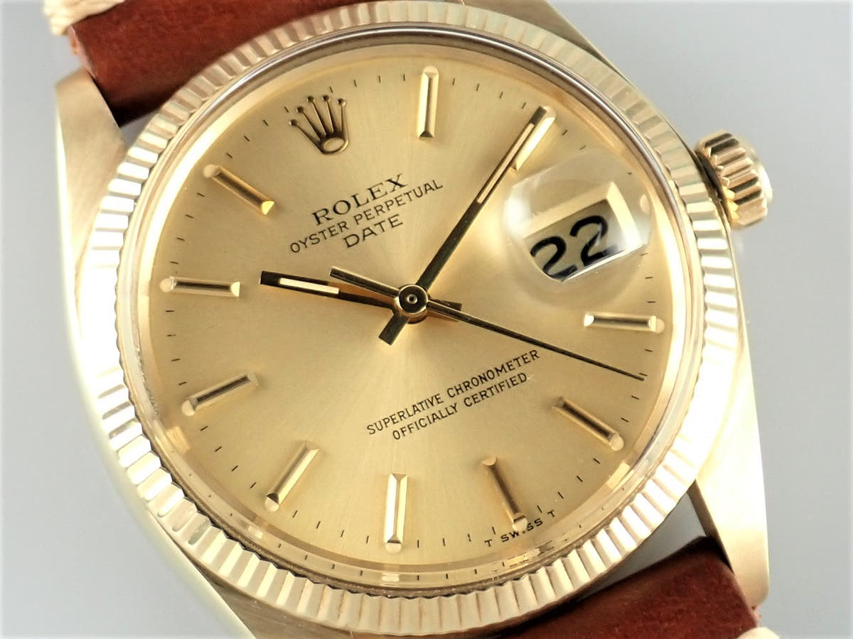 ロレックス オイスターパーペチュアル Ref.1503 シャンパン文字盤 中古 oyster-perpetual-44