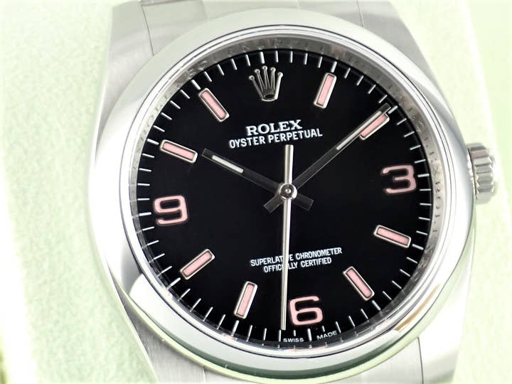 ロレックス オイスターパーペチュアル Ref.116000 ブラック文字盤 中古 oyster-perpetual-45