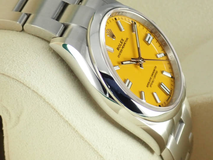 Rolex Oyster Perpetual Ref.126000 Yellow Dial Unused oyster-perpetual-46