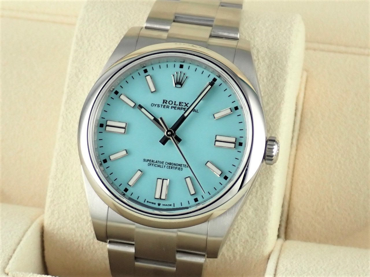 Rolex New Oyster Perpetual 41 Turquoise Blue [Unused] &lt;Warranty, Box, etc.&gt;