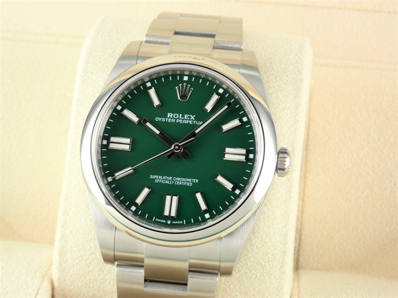 Rolex New Oyster Perpetual 41 Green [Unused] &lt;Warranty, Box, etc.&gt;