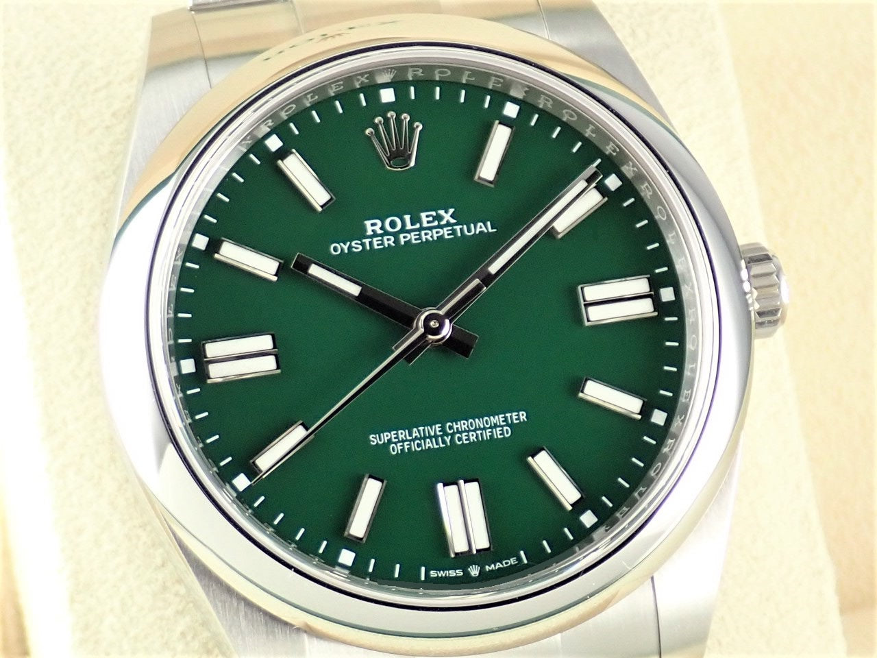 Rolex New Oyster Perpetual 41 Green [Unused] &lt;Warranty, Box, etc.&gt;