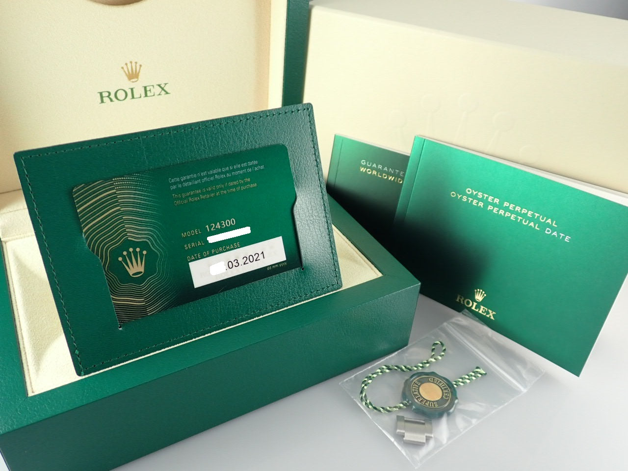 Rolex New Oyster Perpetual 41 Green [Unused] &lt;Warranty, Box, etc.&gt;