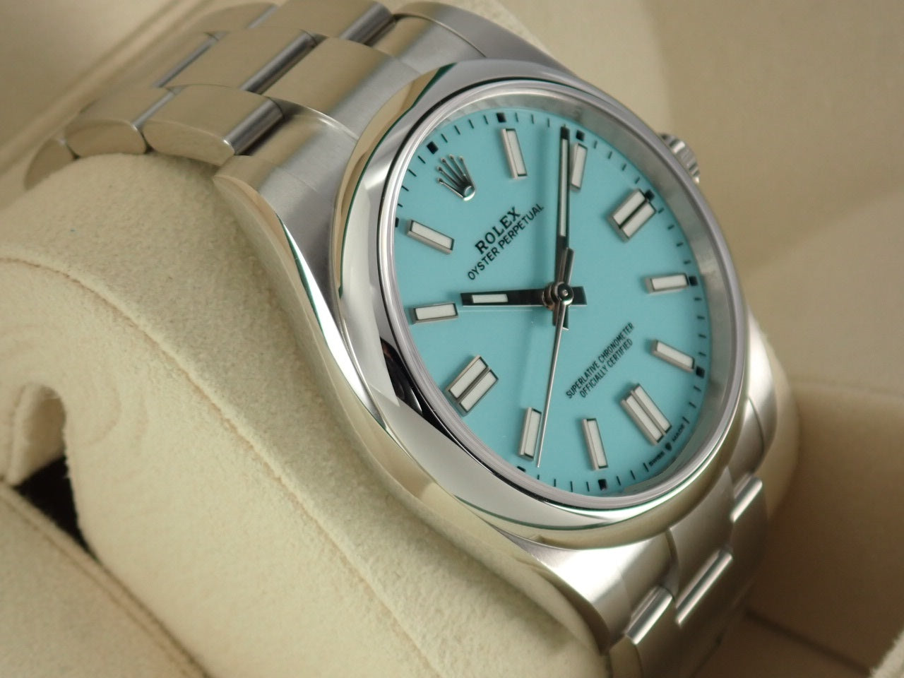 Rolex New Oyster Perpetual 41 Turquoise Blue [Unused] &lt;Warranty, Box, etc.&gt;