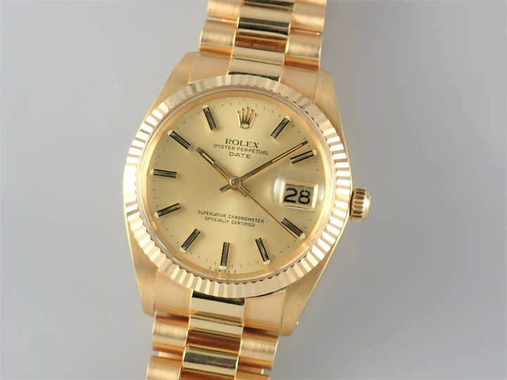 ロレックス オイスターパーペチュアル Ref.1500 シャンパン文字盤 中古 oyster-perpetual-61