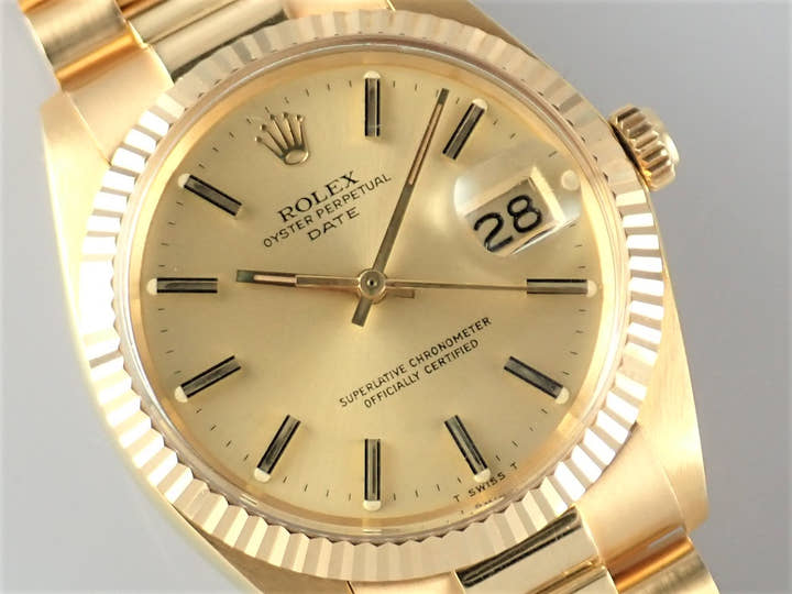 ロレックス オイスターパーペチュアル Ref.1500 シャンパン文字盤 中古 oyster-perpetual-61