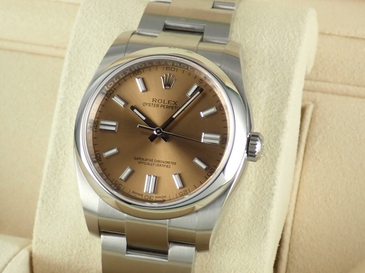 Rolex Oyster Perpetual White Grape Dial &lt;Warranty, Box, etc.&gt;