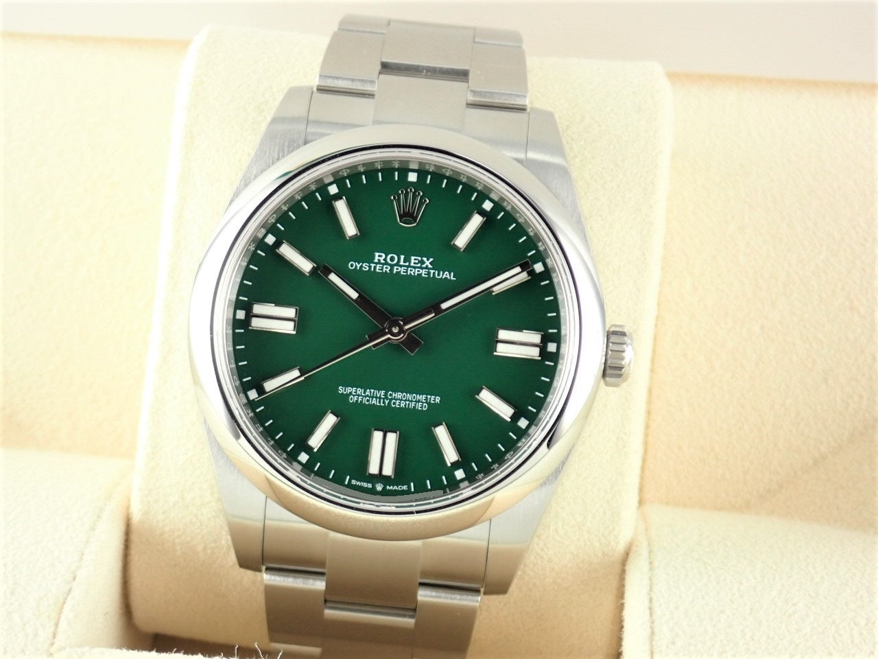 Rolex New Oyster Perpetual 41 Green [Unused] &lt;Warranty, Box, etc.&gt;