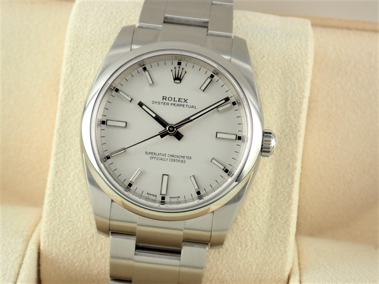 Rolex Oyster Perpetual Silver &lt;Warranty, Box, etc.&gt;