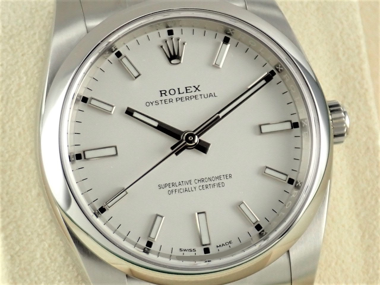 Rolex Oyster Perpetual Silver &lt;Warranty, Box, etc.&gt;