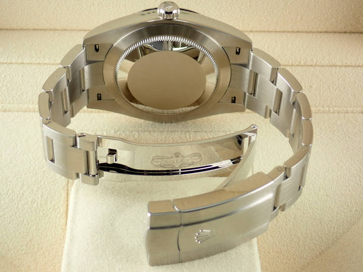 ロレックス オイスターパーペチュアル Ref.124300 グリーン文字盤 未使用 oyster-perpetual-63