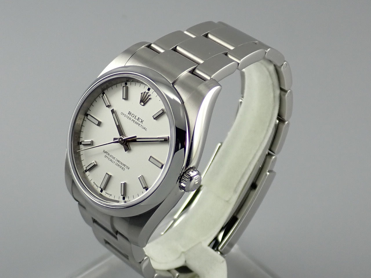 Rolex Oyster Perpetual Silver &lt;Warranty, Box, etc.&gt;