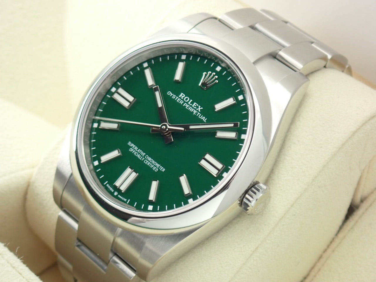 Rolex New Oyster Perpetual 41 Green [Unused] &lt;Warranty, Box, etc.&gt;