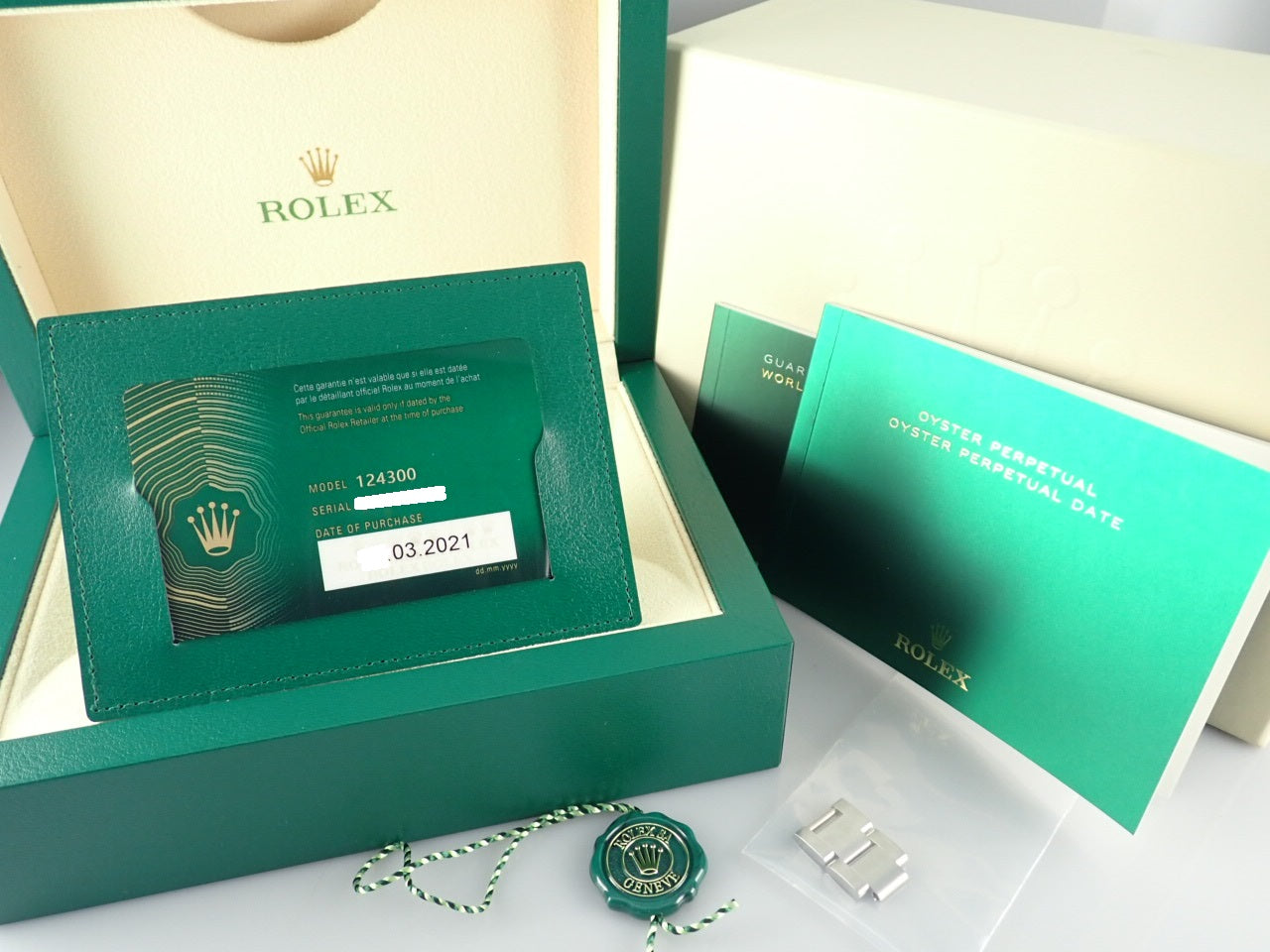 Rolex New Oyster Perpetual 41 Green [Unused] &lt;Warranty, Box, etc.&gt;