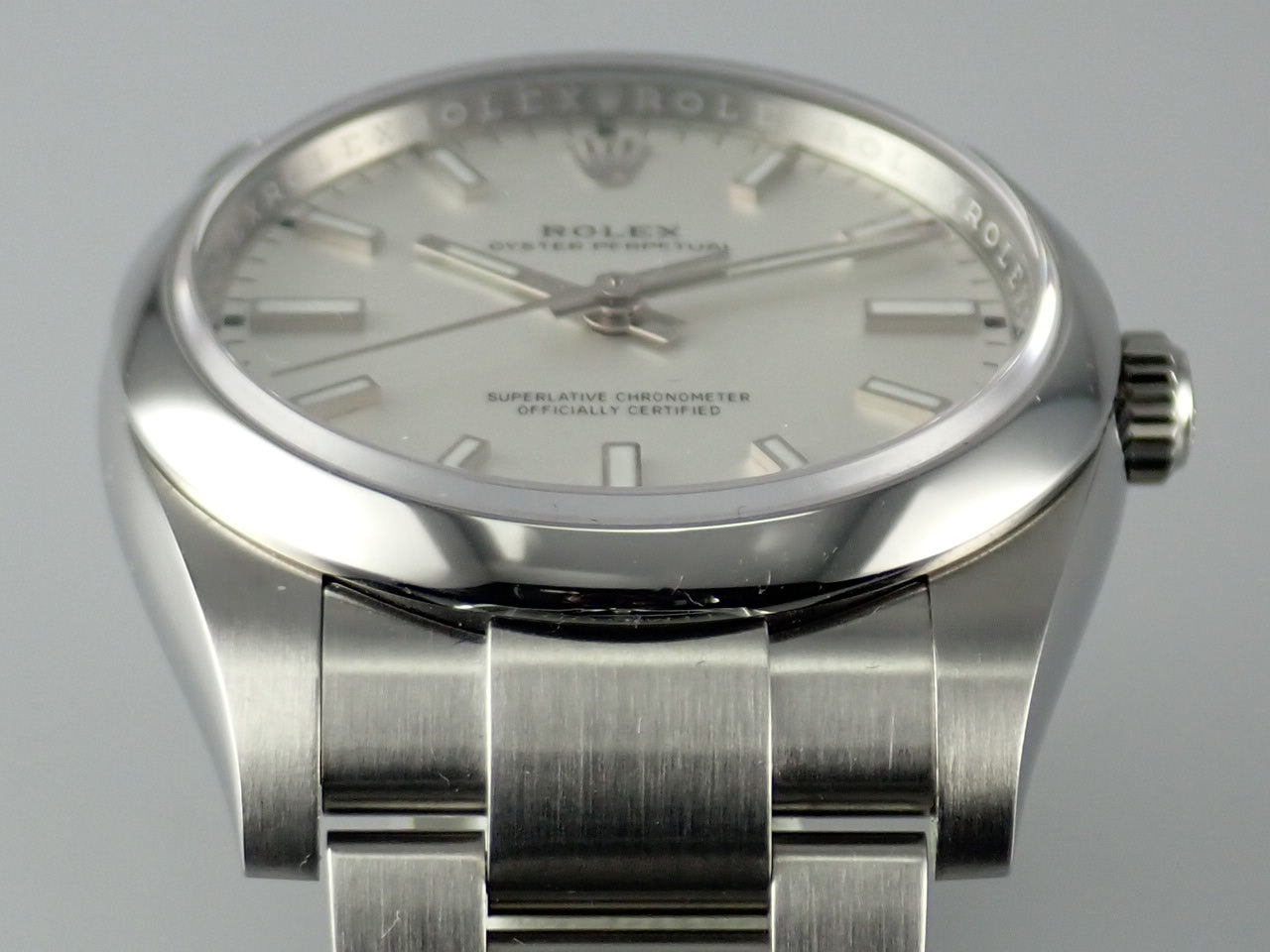 Rolex Oyster Perpetual Silver &lt;Warranty, Box, etc.&gt;