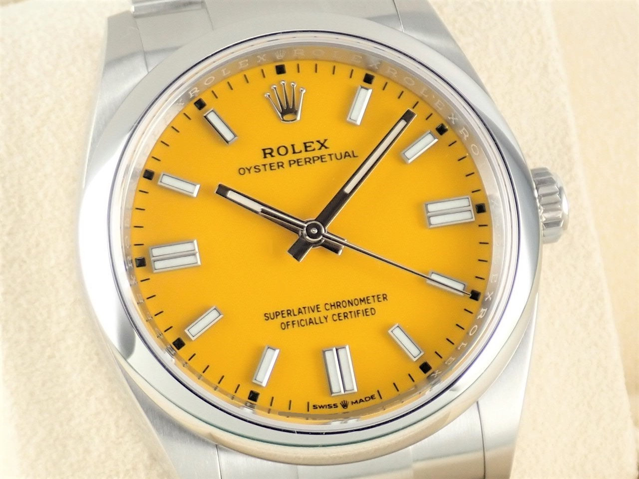 Rolex New Oyster Perpetual 36 Yellow Dial [Unused] &lt;Warranty, Box, etc.&gt;