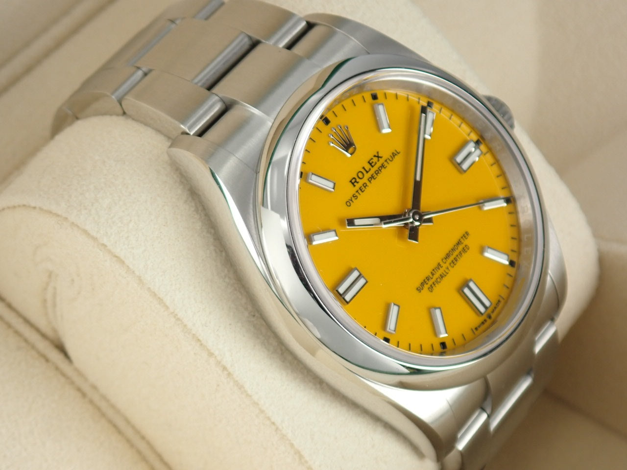 Rolex New Oyster Perpetual 36 Yellow Dial [Unused] &lt;Warranty, Box, etc.&gt;