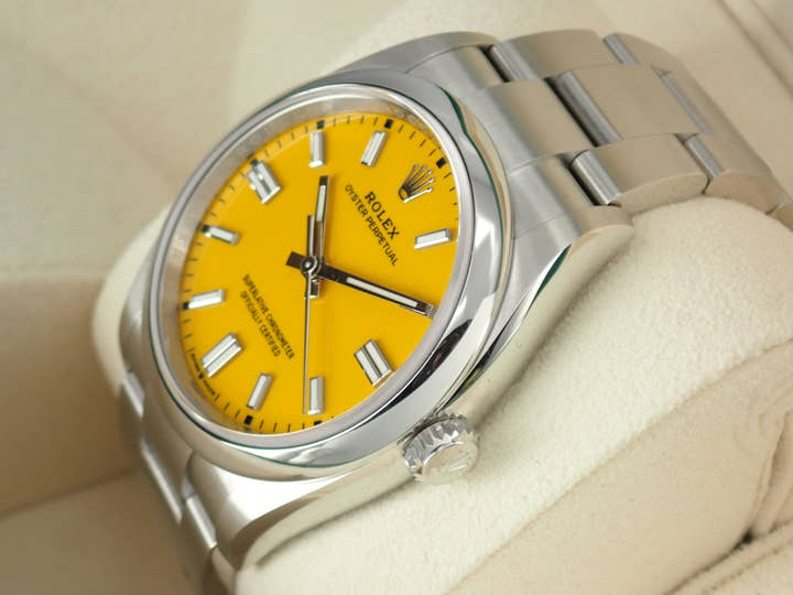 Rolex Oyster Perpetual Ref.126000 Yellow Dial Unused oyster-perpetual-65