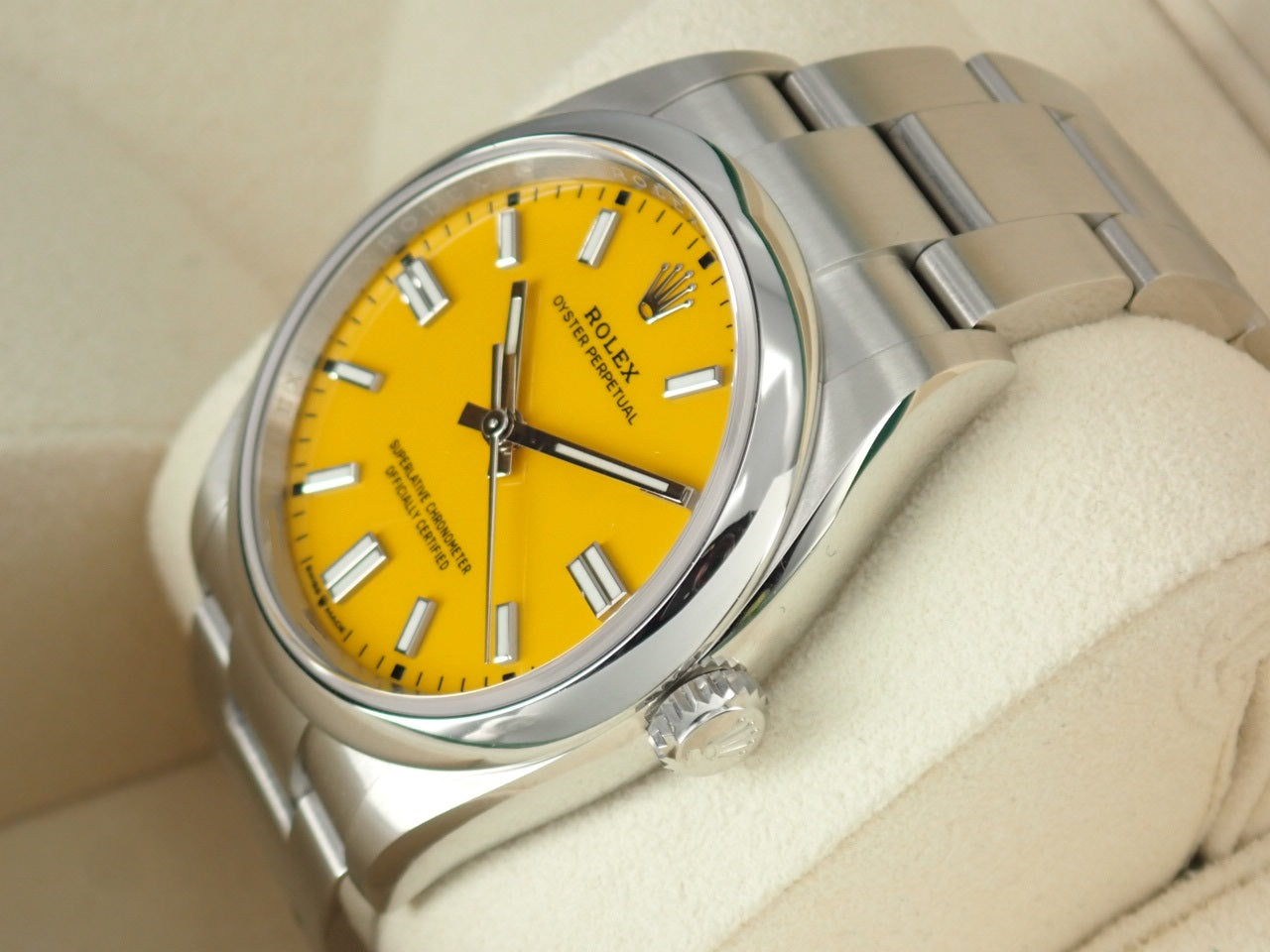 Rolex New Oyster Perpetual 36 Yellow Dial [Unused] &lt;Warranty, Box, etc.&gt;