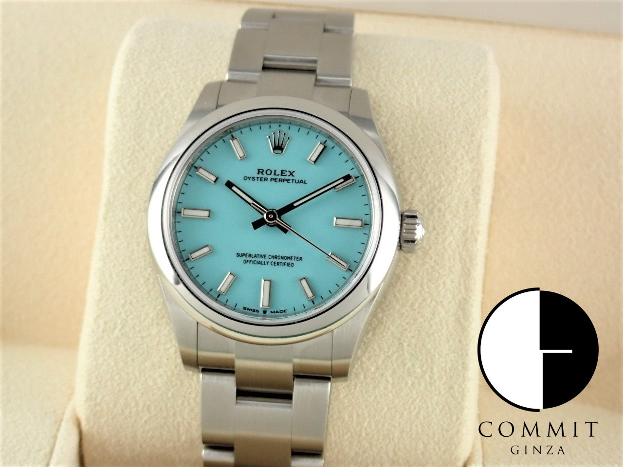 Rolex New Oyster Perpetual 31 Turquoise Blue Dial [Excellent Condition] &lt;Warranty, Box, etc.&gt;