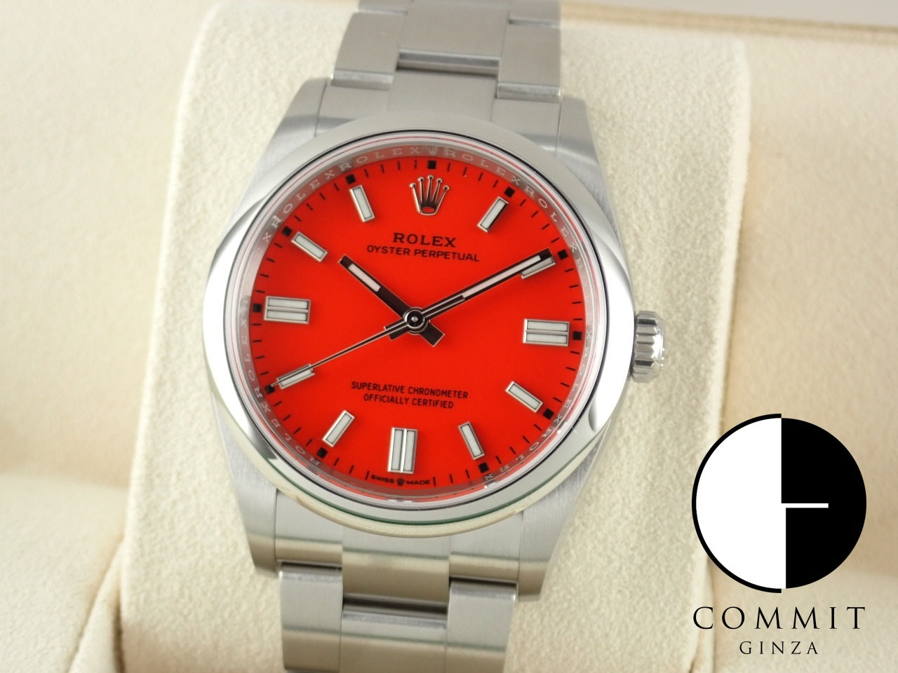 Rolex New Oyster Perpetual 36 Coral Red Dial [Unused] &lt;Warranty, Box, etc.&gt;