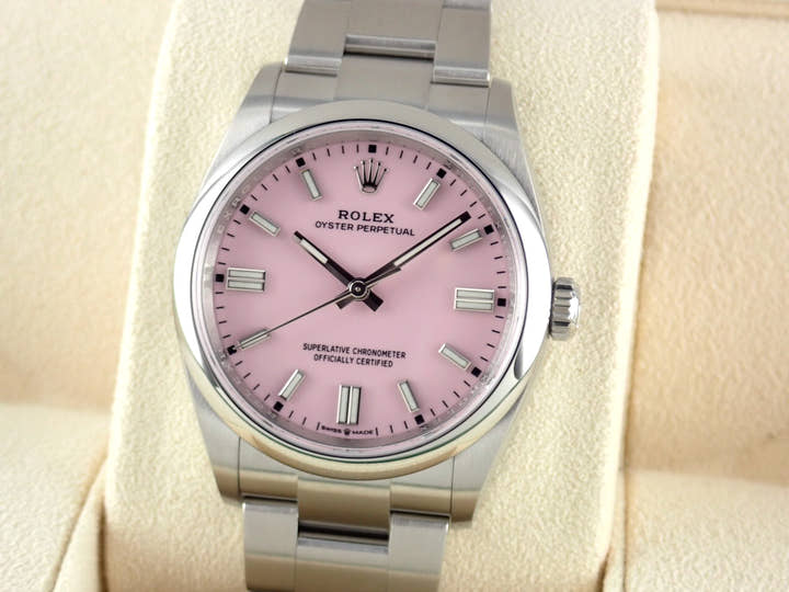 Rolex Oyster Perpetual Ref.126000 Candy Pink Dial Unused oyster-perpetual-69
