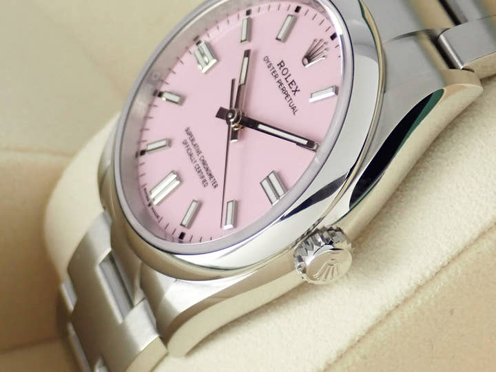 Rolex Oyster Perpetual Ref.126000 Candy Pink Dial Unused oyster-perpetual-69