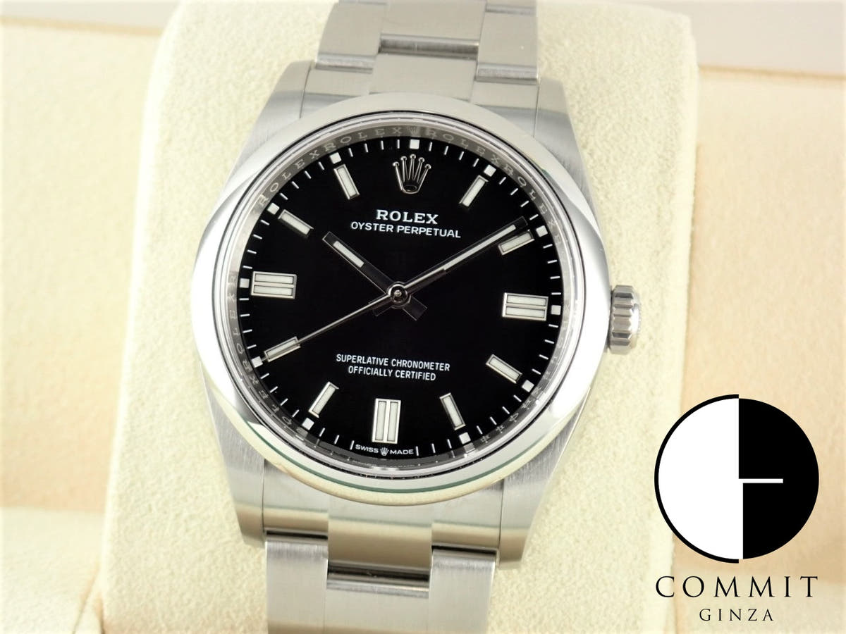 ロレックス オイスターパーペチュアル Ref.126000 ブラック文字盤 美品 oyster-perpetual-70