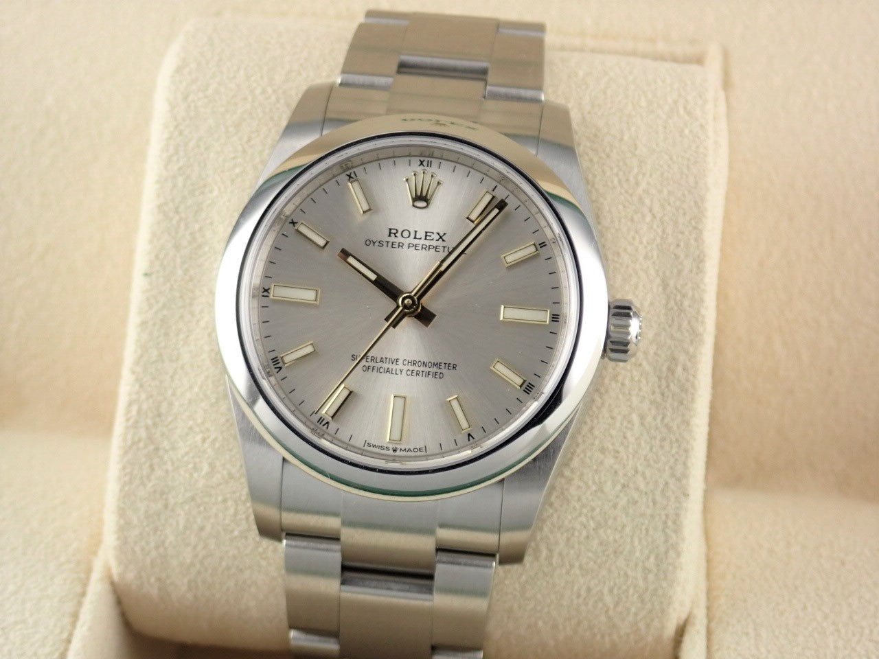 Rolex New Oyster Perpetual 34 Silver Dial [Unused] &lt;Warranty, Box, etc.&gt;