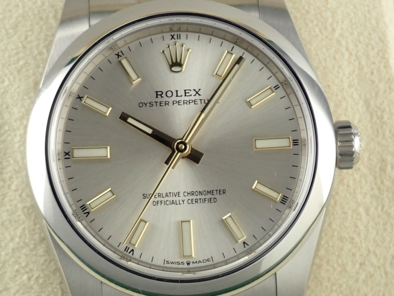 Rolex New Oyster Perpetual 34 Silver Dial [Unused] &lt;Warranty, Box, etc.&gt;