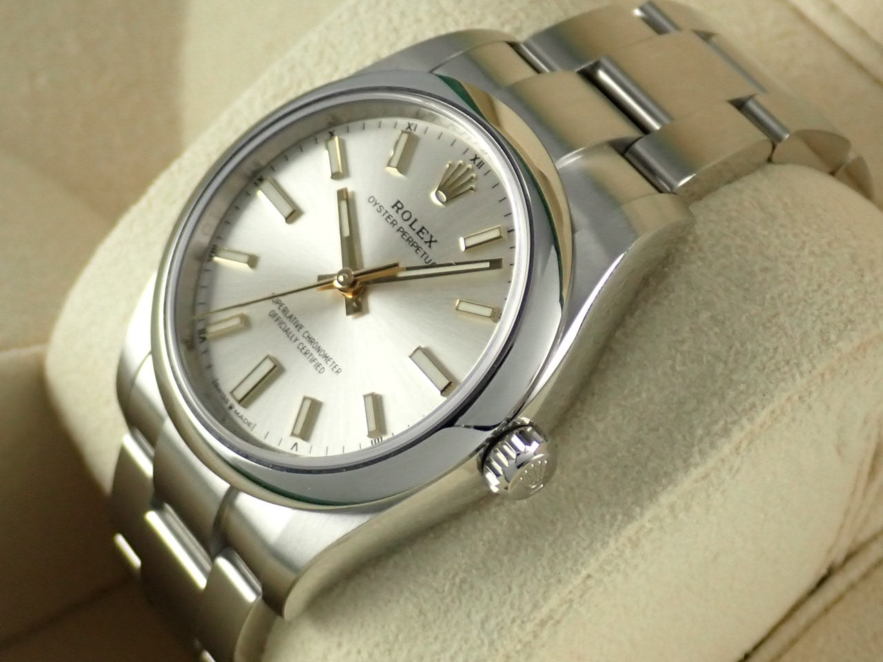 Rolex New Oyster Perpetual 34 Silver Dial [Unused] &lt;Warranty, Box, etc.&gt;