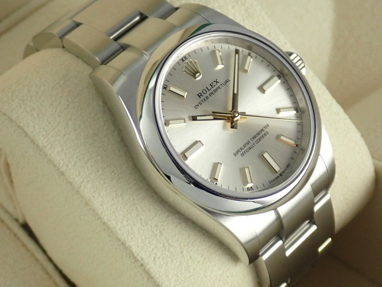 Rolex New Oyster Perpetual 34 Silver Dial [Unused] &lt;Warranty, Box, etc.&gt;