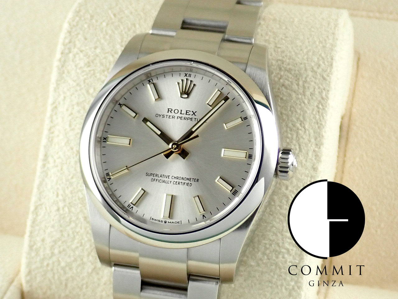 Rolex New Oyster Perpetual 34 Silver Dial &lt;Warranty, Box, etc.&gt;