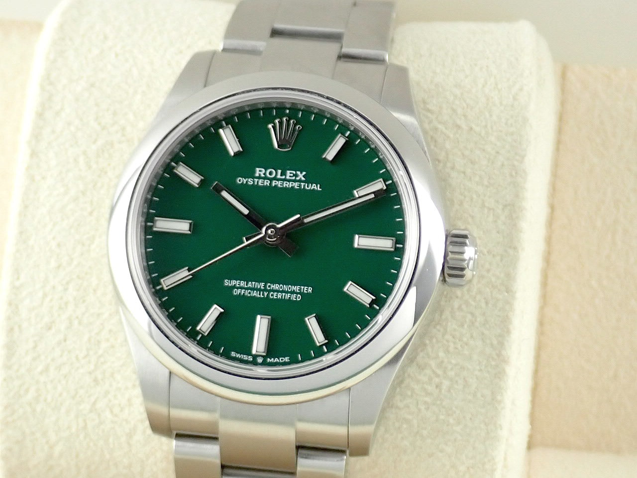 Rolex New Oyster Perpetual 31 Green Dial [Excellent Condition] &lt;Warranty, Box, etc.&gt;