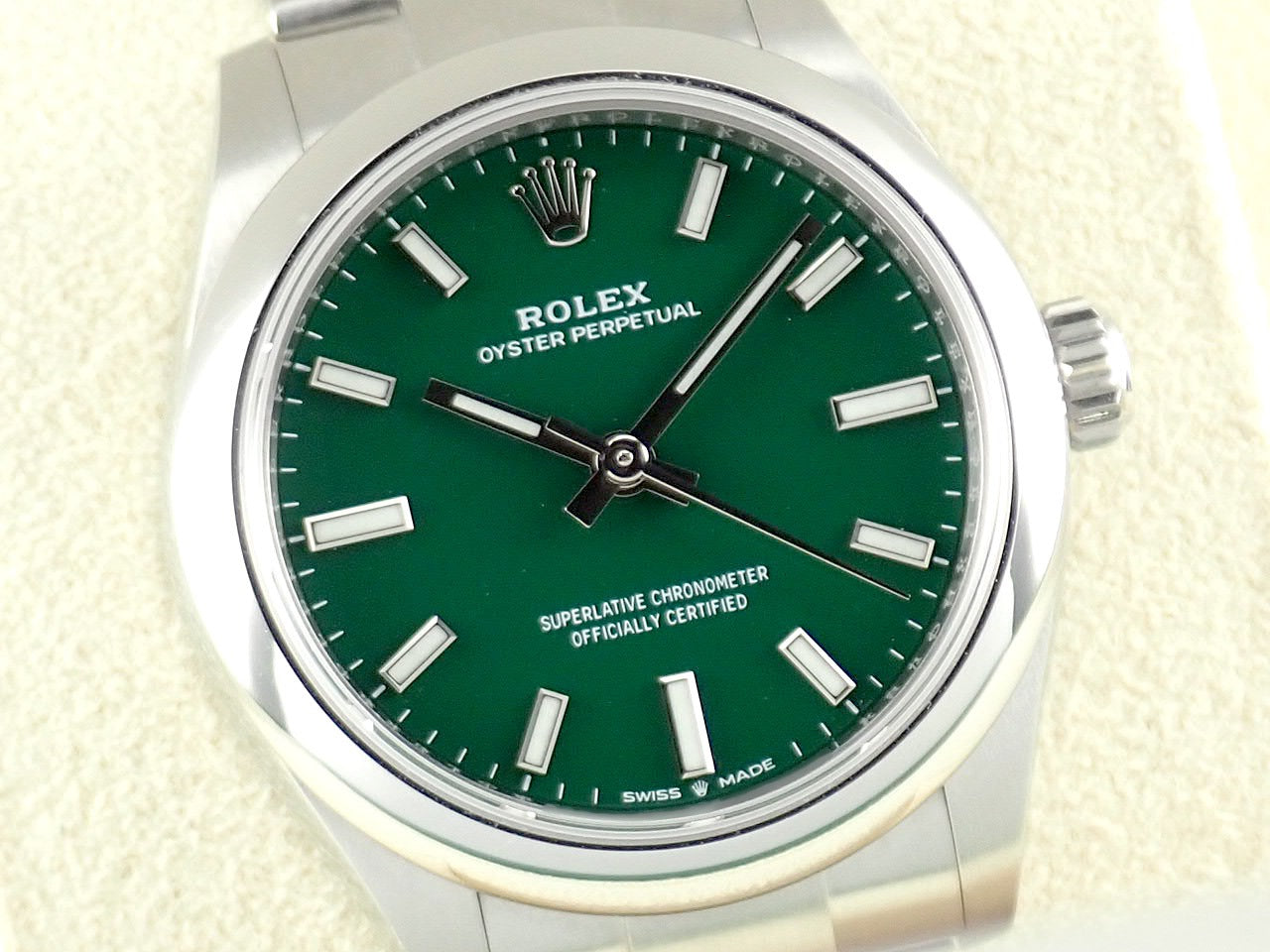 Rolex New Oyster Perpetual 31 Green Dial [Excellent Condition] &lt;Warranty, Box, etc.&gt;