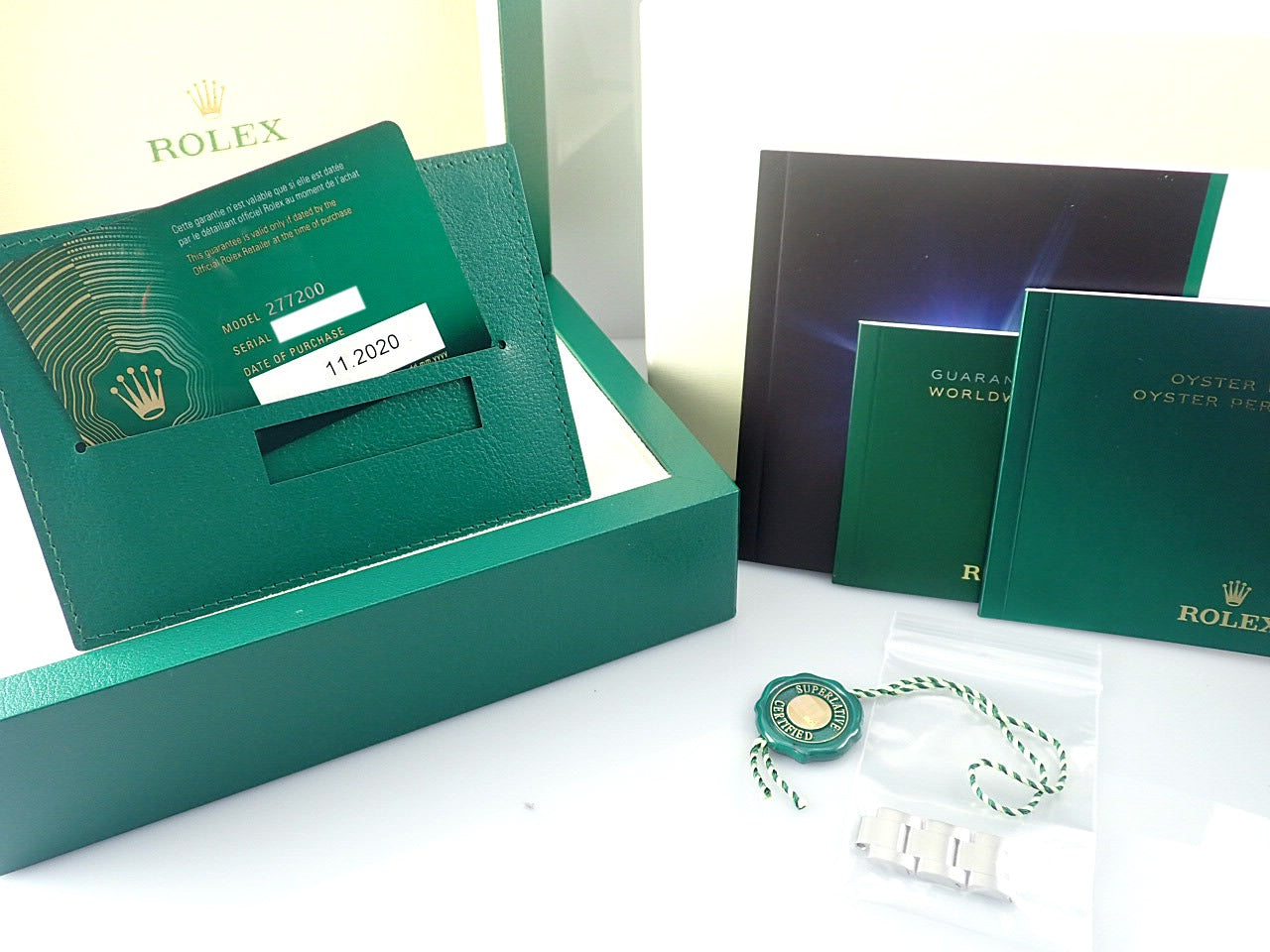 Rolex New Oyster Perpetual 31 Green Dial [Excellent Condition] &lt;Warranty, Box, etc.&gt;