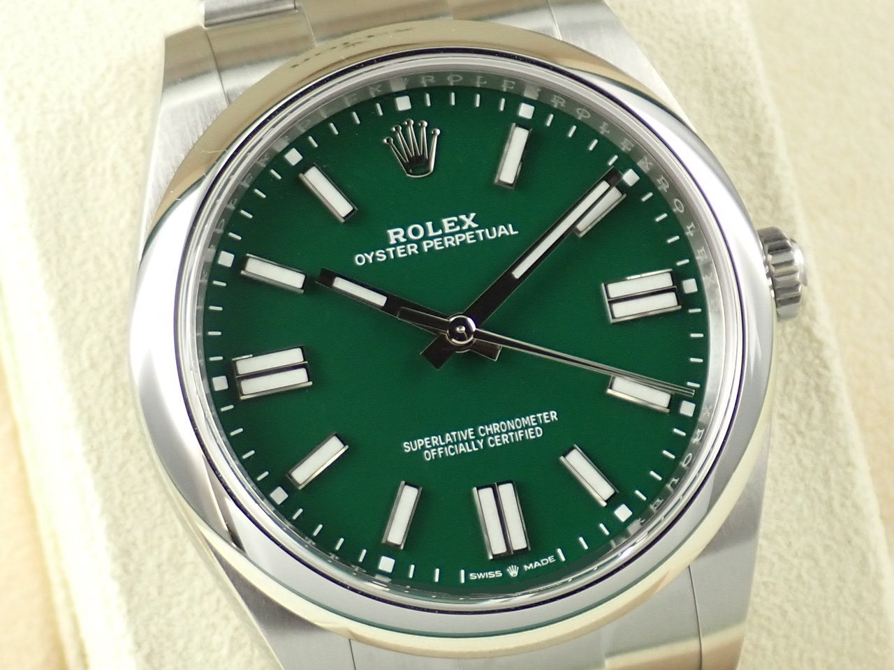 Rolex New Oyster Perpetual 41 Green Dial [Good Condition] &lt;Warranty, Box, etc.&gt;