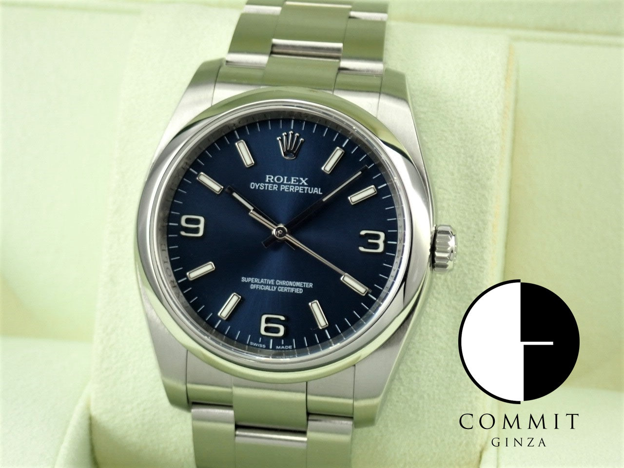 Rolex Oyster Perpetual 36 Blue Dial &lt;Warranty, Box, etc.&gt;