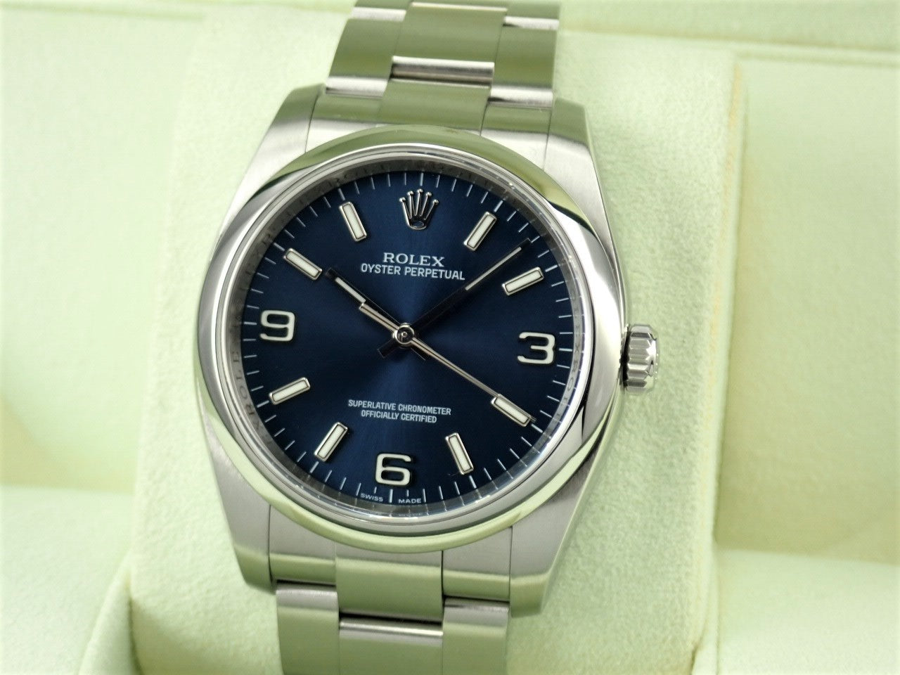 Rolex Oyster Perpetual 36 Blue Dial &lt;Warranty, Box, etc.&gt;