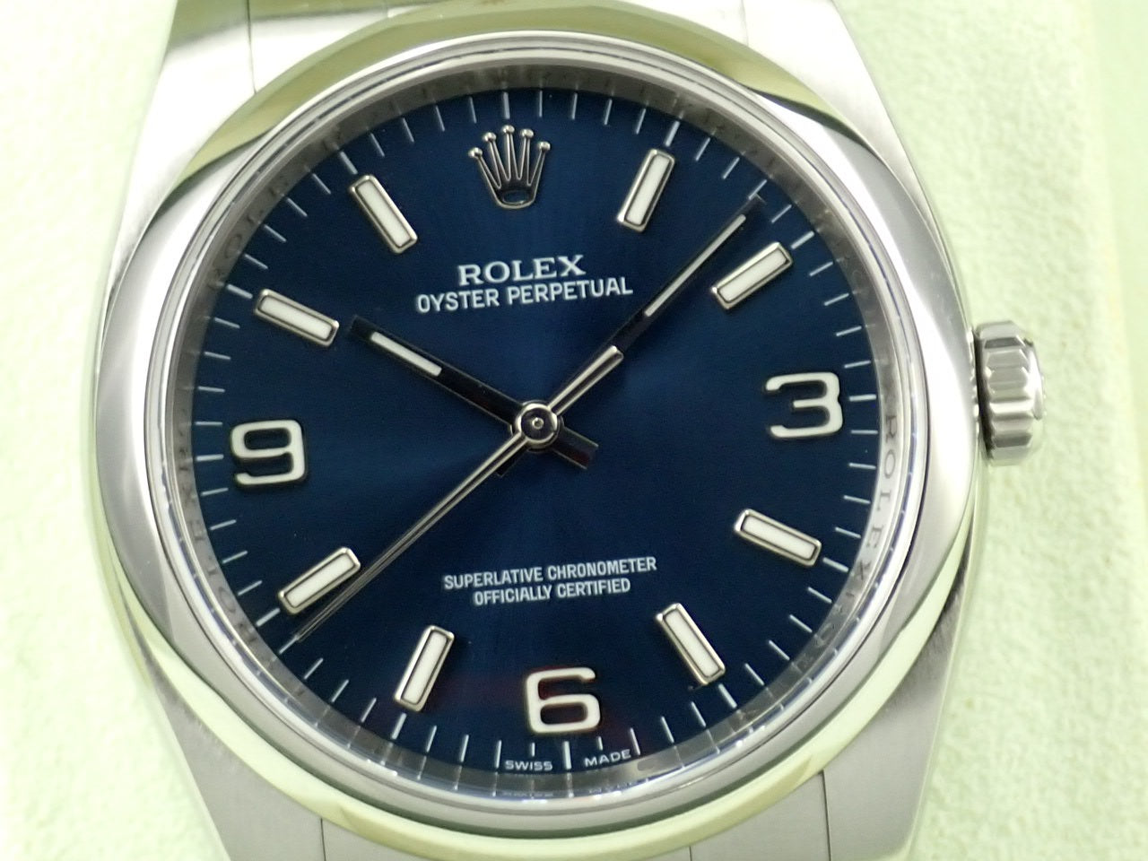 Rolex Oyster Perpetual 36 Blue Dial &lt;Warranty, Box, etc.&gt;