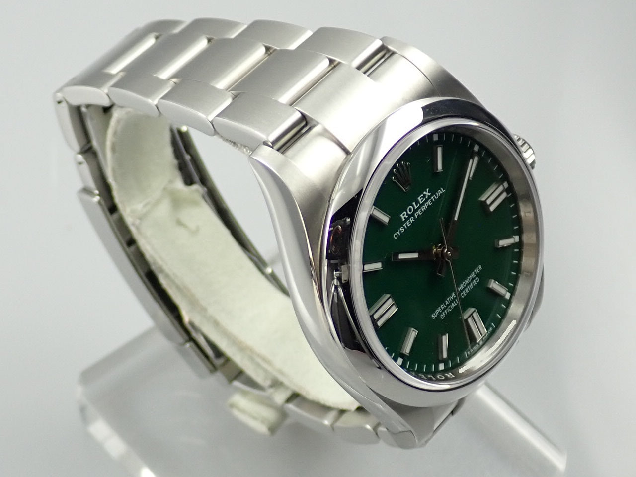 Rolex Oyster Perpetual 36 Green Dial [Excellent Condition] [New Warranty Card, Box, etc.]