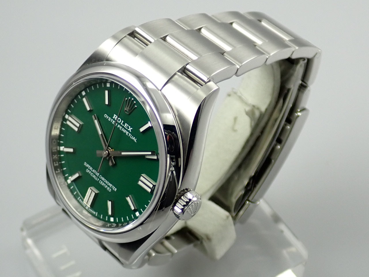 Rolex Oyster Perpetual 36 Green Dial [Excellent Condition] [New Warranty Card, Box, etc.]