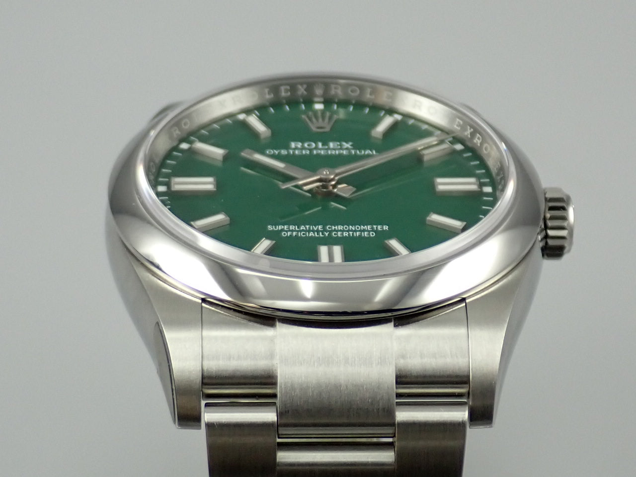 Rolex Oyster Perpetual 36 Green Dial [Excellent Condition] [New Warranty Card, Box, etc.]