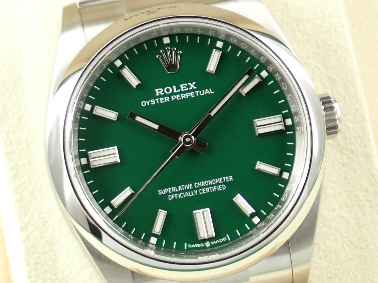 Rolex Oyster Perpetual 36 Green Dial [Unused] &lt;New warranty, box, etc.&gt;