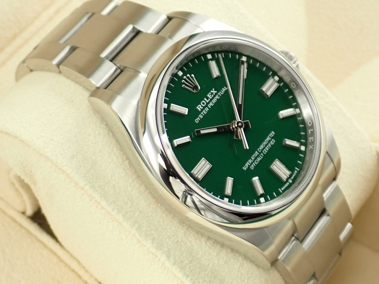 Rolex Oyster Perpetual 36 Green Dial [Unused] &lt;New warranty, box, etc.&gt;