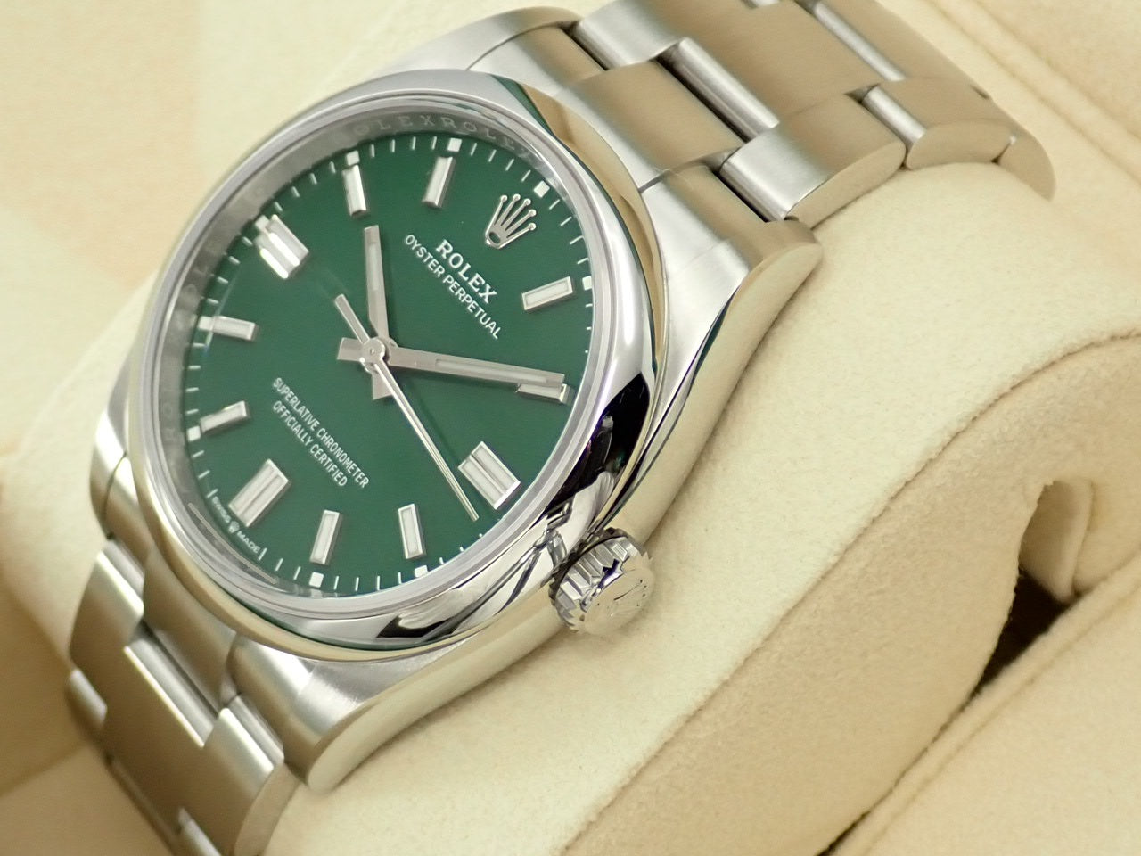 Rolex Oyster Perpetual 36 Green Dial [Unused] &lt;New warranty, box, etc.&gt;