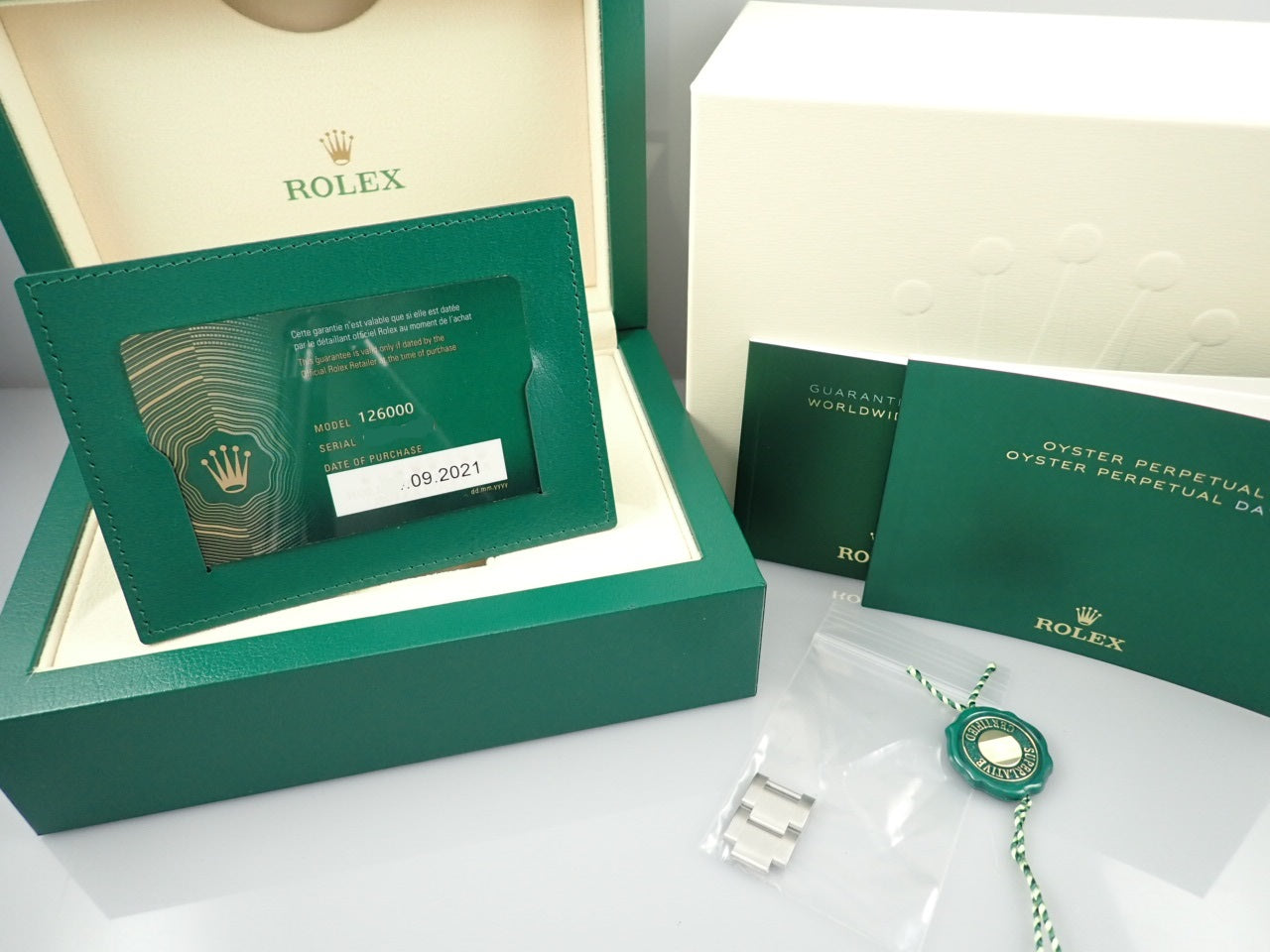 Rolex Oyster Perpetual 36 Green Dial [Unused] &lt;New warranty, box, etc.&gt;