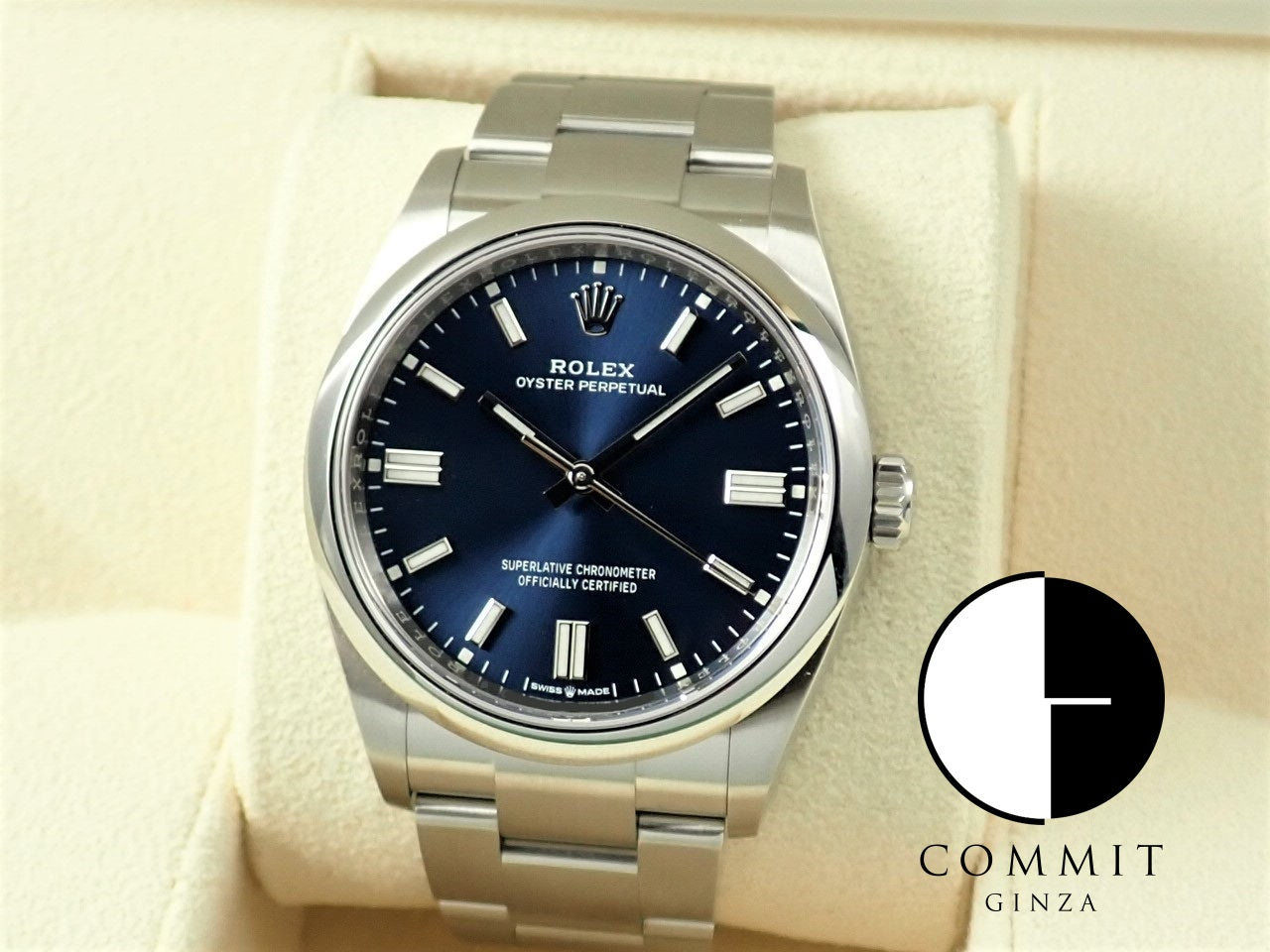 Rolex Oyster Perpetual 36 Bright Blue Dial &lt;New warranty, box, etc.&gt;